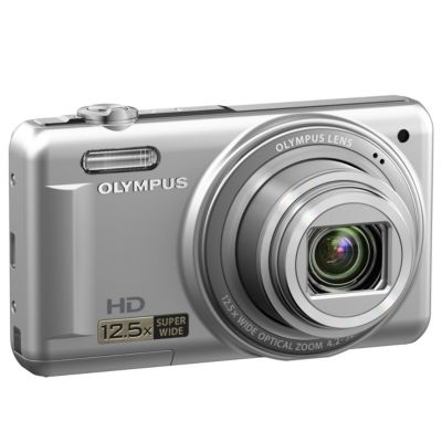 Olympus 14 Megapixel Silver Camera with 12.5x Wide-Angle Optical Zoom 99.95