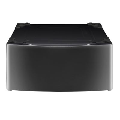 LG 14' Black Stainless Steel High Drawer Pedestal for LG Front-Load Washers and Dryers